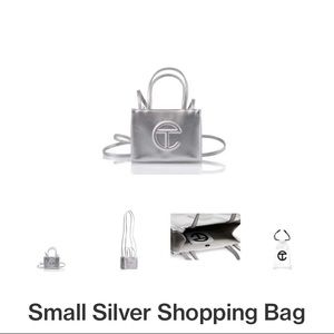 Telfar Small Silver Handbag